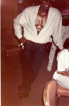 At a club in Germany 1988