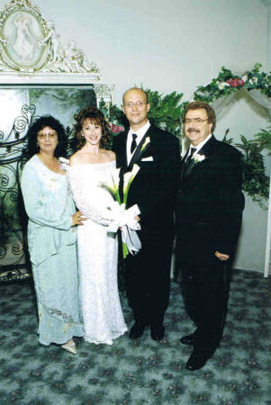 Our wedding picture with my parents