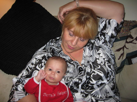 Me on Christmas 08 with my new little baby boy