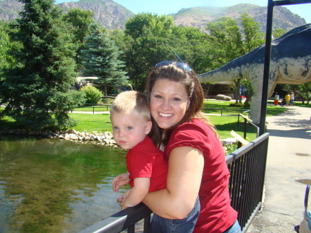 Daughter-in-law Angie & grandson Braxton