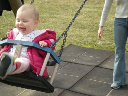 Lillie on the swing