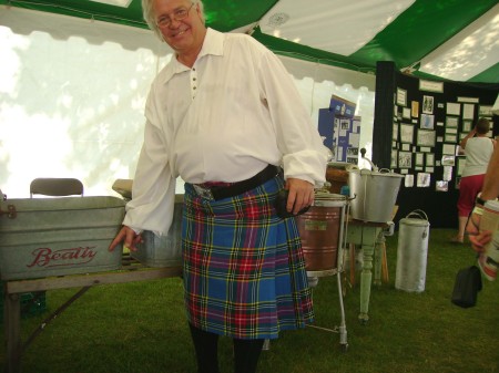Me in my kilt at Fergus Highland Games