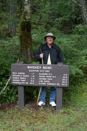 Charles hiking in Olympic Nat'l Park, 2008