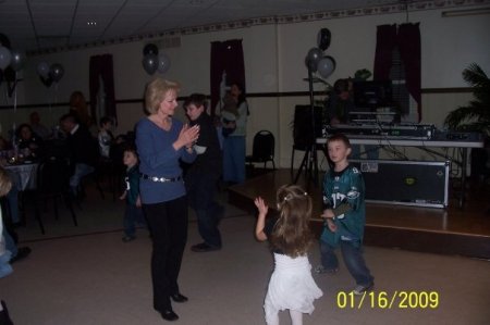 Dancing with grandkids 01-16-09