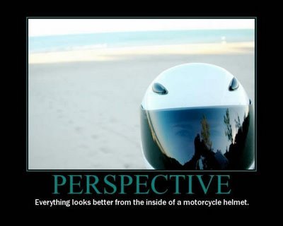 Perspective: everything looks better ...