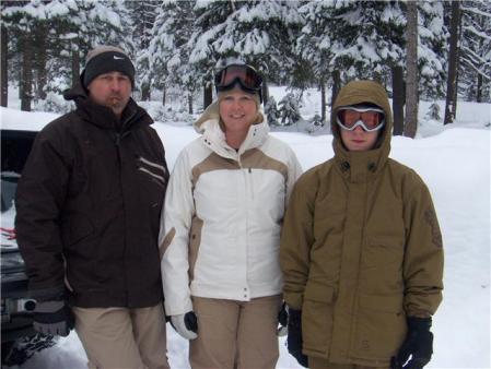 Snowmobiling in McCall