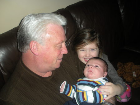 Grandpa, Gabi, and Noah..January 2009