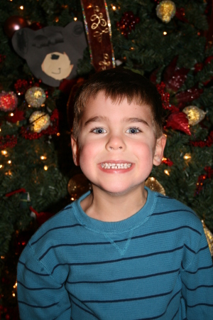 My son Corbin--Christmas 2008