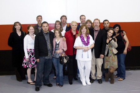 Me, my family and friends at pinning ceremony