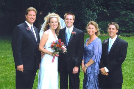 Our daughter's wedding in June of 2008.