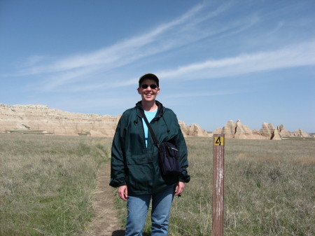 Me, hiking in S. Dakota