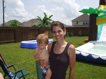 My wife Christa and my 2yr old Dylan