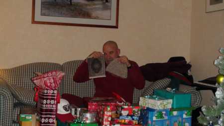 Nick and a couple of his presents