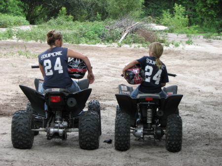 My 4-wheelin girls