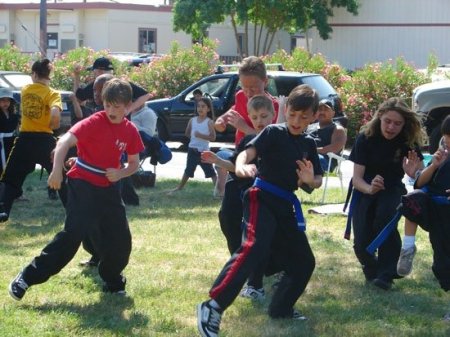 Wes and J.R. martial arts