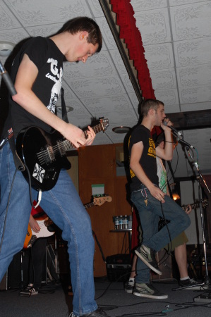 Sons Mike (guitar) and Colin (vocals)