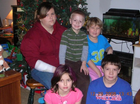 Five of six grandkids in 2008