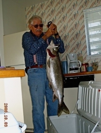 Dad and his fish