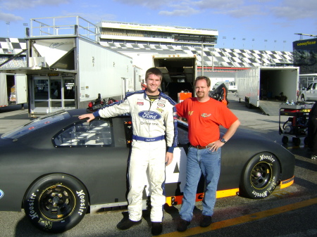 Andy and Driver of my ARCA/ReMax car
