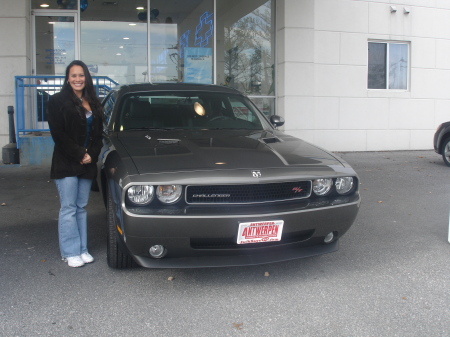 Dis is how I roll...me & my muscle car!!