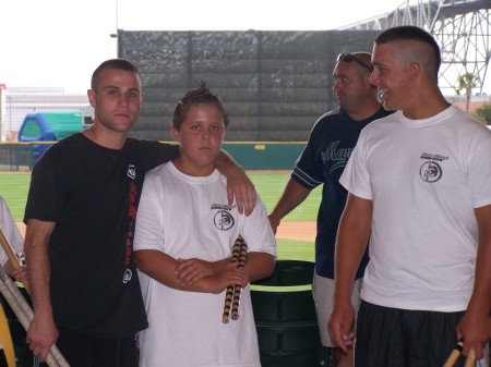 My boys performing at Hooks game