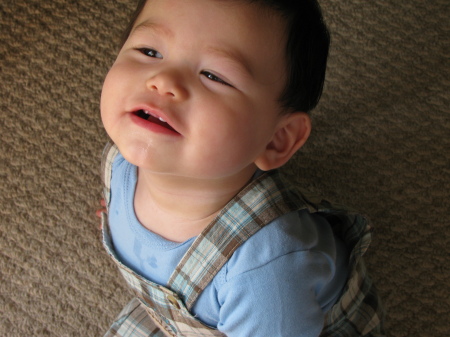 Brody (1) showing us his new teeth