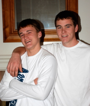 Tyler (20 years)and Dalton Rudy (16 years)