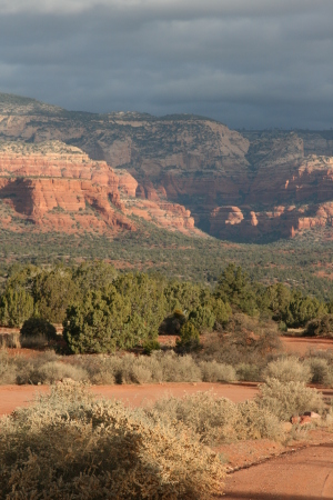 View of Sedona on Race Day