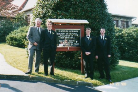 Tom and the Boys at Tommy's Wedding