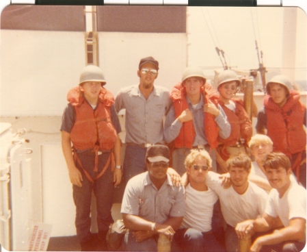 USS LaSalle Gun Crew 1978