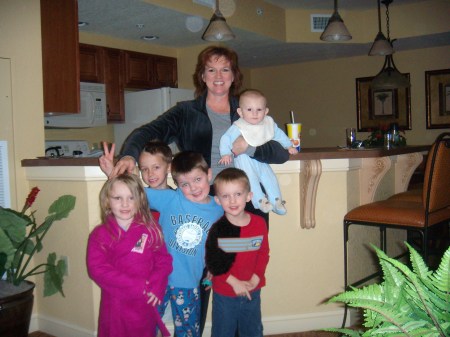 Me and 5/6 of my grands, Orlando