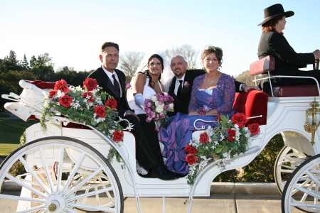 Don & I with the Bride & Groom