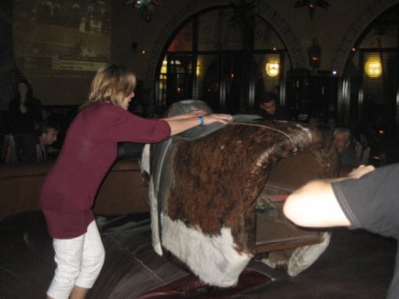 Riding The Bull at the Hard Rock 1 30 2009