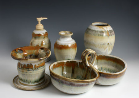 A grouping of my handthrown pottery