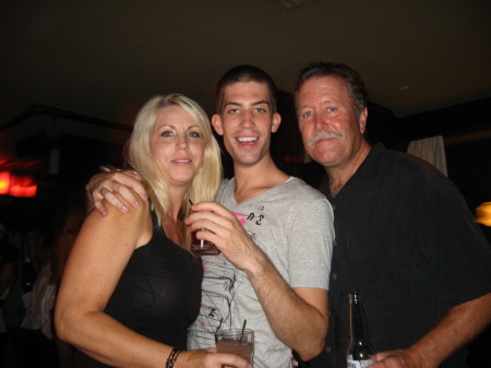 With our son Austin at a New York Night Club