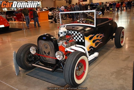 My car at the Seattle Roadster Show 2008