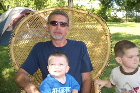 Me and 2 of my 4 grandkids.