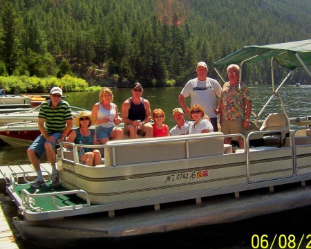 the crew on holter lake