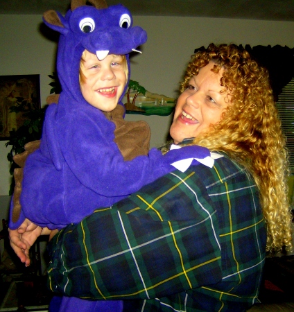 Mommy and her lil' dragon