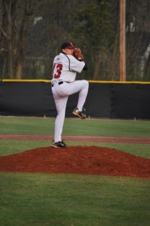 David on the mound.