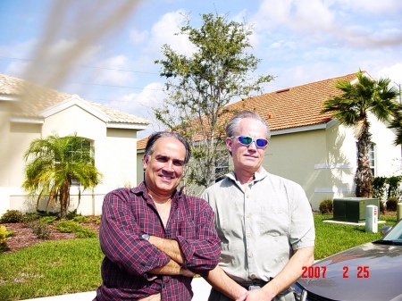 Larry LaRose and me, Bradenton, Florida, 2007