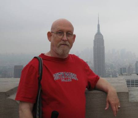 on top of the Rockerfeller Bldg, Manhattan NY