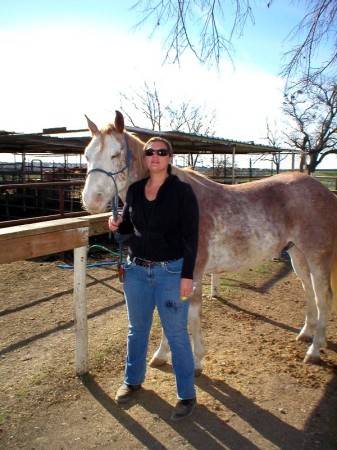 Mom and her horse Awesome