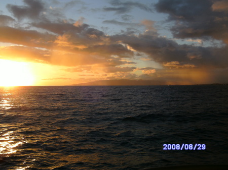 Sunset in Hawaii