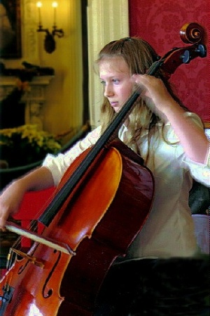 Daughter Laura's cello recital