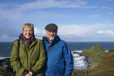 Steve and Donna at Giant's Causeway, Ireland