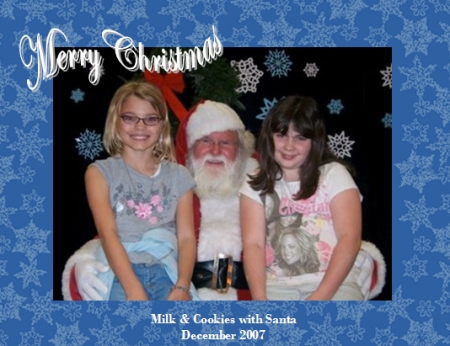 tracie & santa 2007