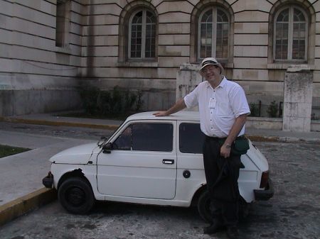 The cars are very small in Cuba