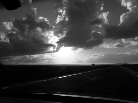 sunset on way to Yuma