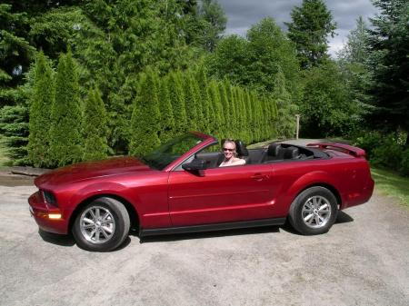 me and my car at home in Yacolt,WA